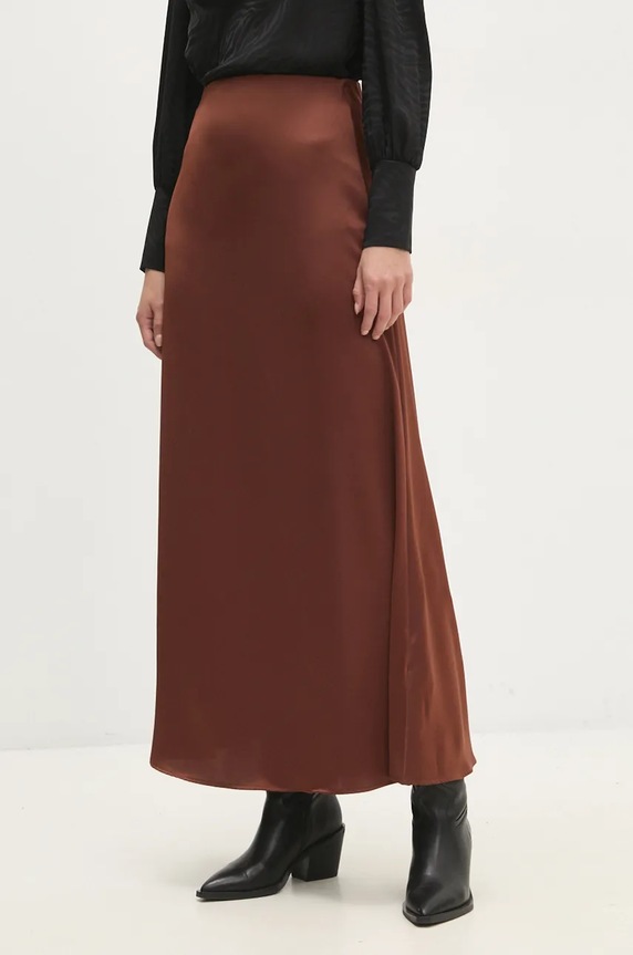 Sukně Answear.LAB maxi hnědá 1474.4004.tos