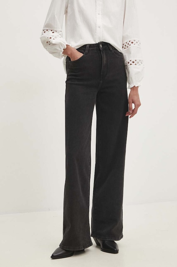 Answear Lab jeansy czarny RD8515.HLK