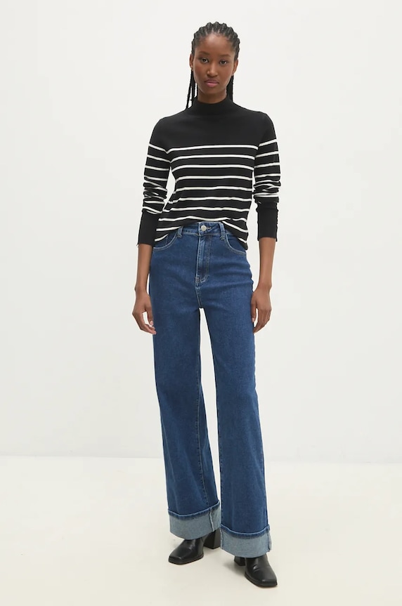 Answear Lab jeansy ad2669.fos niebieski WZ24