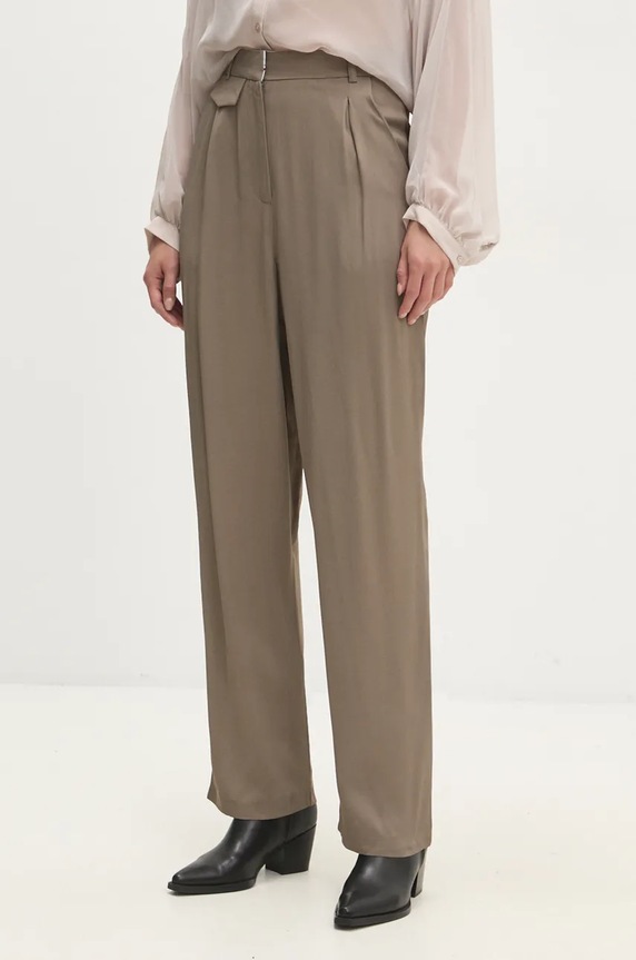 Hlače Answear.LAB zelena sng.spd015.tjs