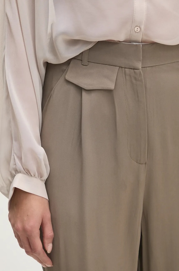 Hlače Answear.LAB sng.spd015.tjs zelena