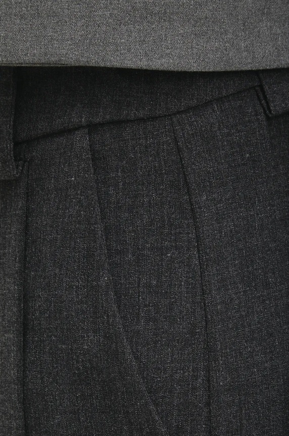 Hlače Answear.LAB siva LD1574.hms