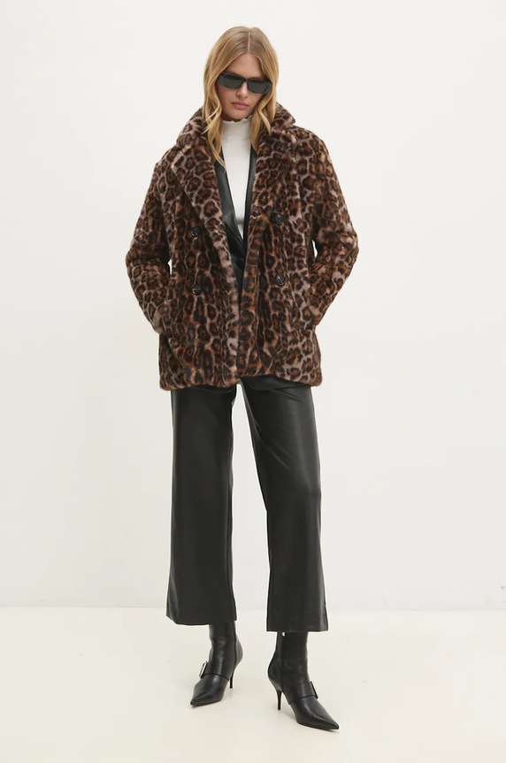 Hlače Answear.LAB 9237.ILK crna WZ24