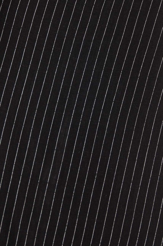 Answear.LAB sukienka z lnem hALD0977.fh czarny