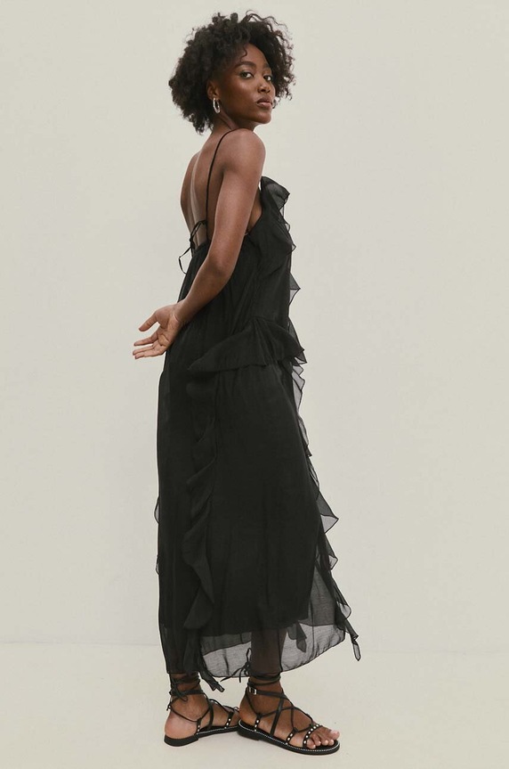 Answear Lab sukienka d825.ijs czarny