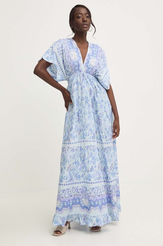 Answear Lab rochie maxi albastru NL245854.WMS