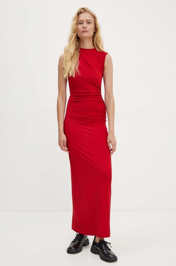 Answear Lab sukienka et.sng1.tms czerwony WZ24