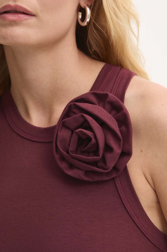 Answear Lab rochie LD1296.hh burgundia