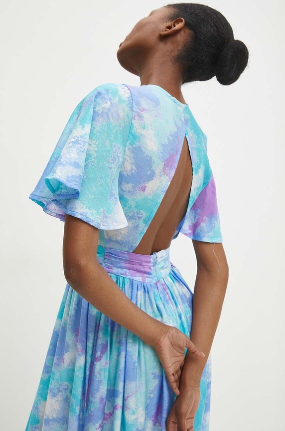 Answear Lab rochie albastru 5202.ijs