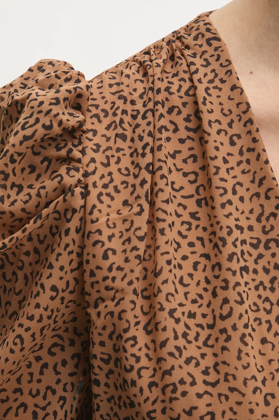 Answear.LAB sukienka S07802.hos brązowy