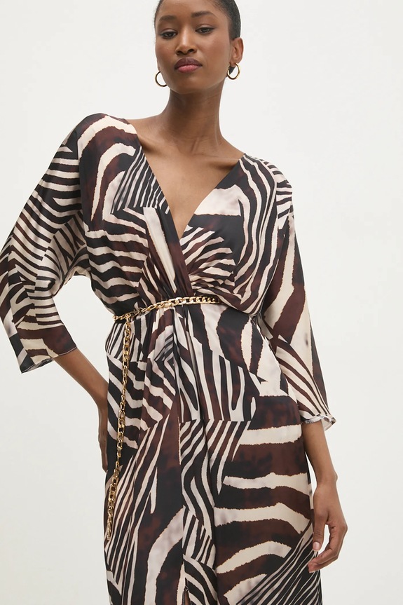 Haljina Answear.LAB smeđa 57893.tos