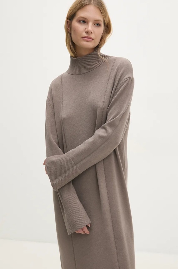 Φόρεμα Answear.LAB γκρί 893324.ilk