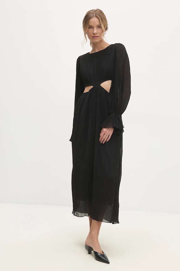 Answear Lab rochie T00014.HLK negru WZ24