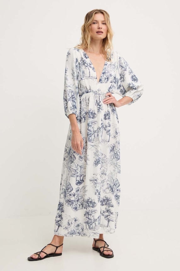 Answear.LAB pamut ruha háromnegyedes kék 81245.IKK