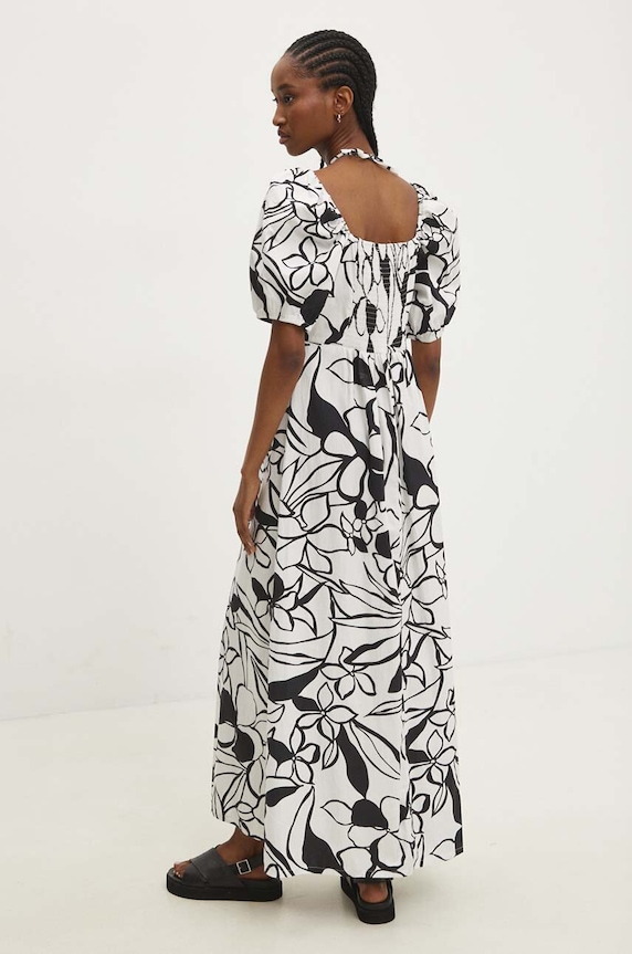 Îmbrăcăminte Answear Lab rochie din bumbac v3391.fh negru