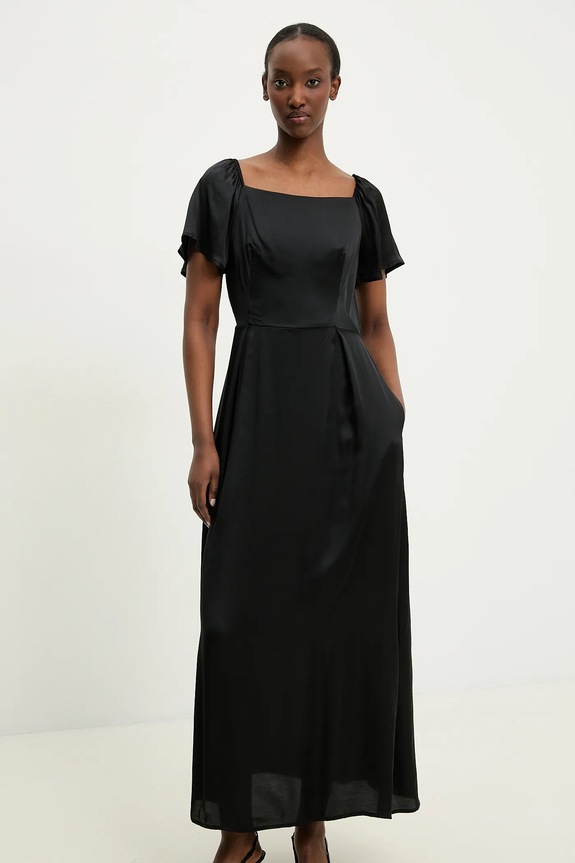 Ruházat Answear.LAB ruha D865.ijs fekete