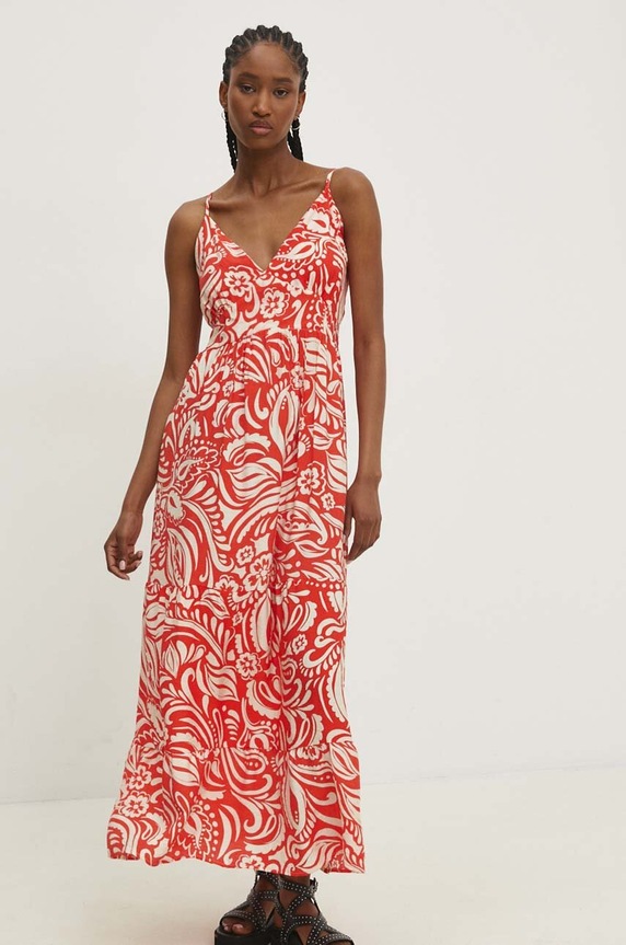 Answear.LAB ruha vállas piros 06RBL306.FKK