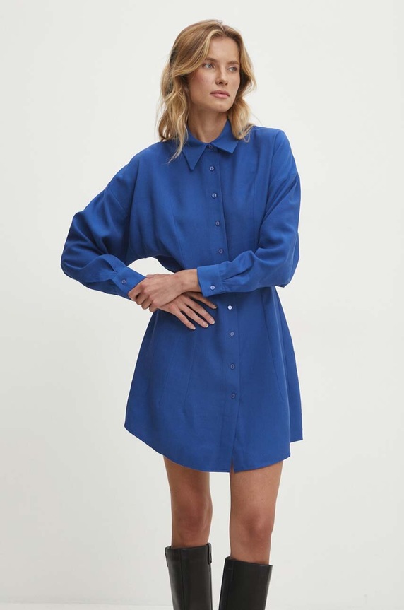 Answear Lab rochie mini albastru 11075.TMS