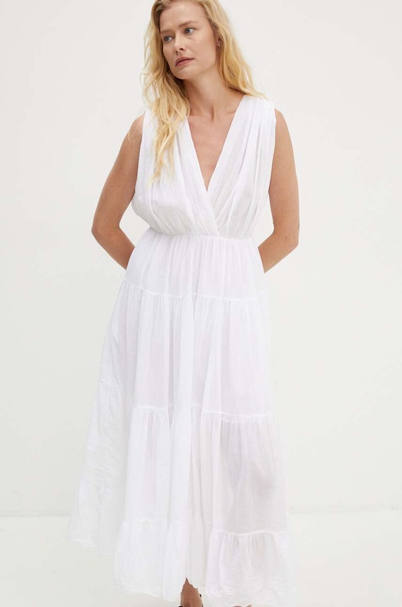 Answear.LAB sukienka bawełniana 2806.iw biały WZ24