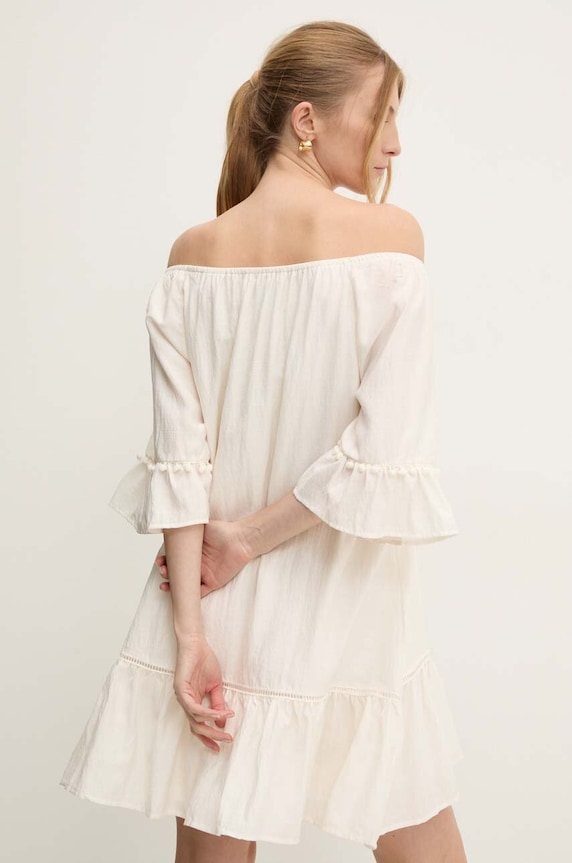 Answear Lab rochie din bumbac NL245918..ums bej WZ24