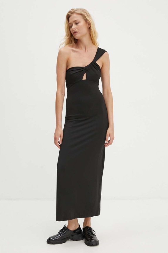 Šaty Answear.LAB maxi černá DRL61731.hms