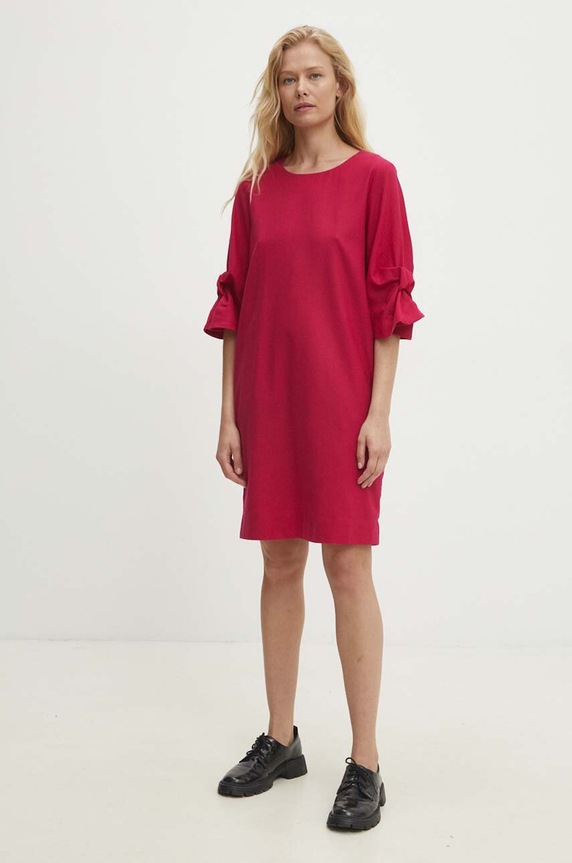 Answear Lab rochie din lână mlc.sud06y.tjs roz WZ24