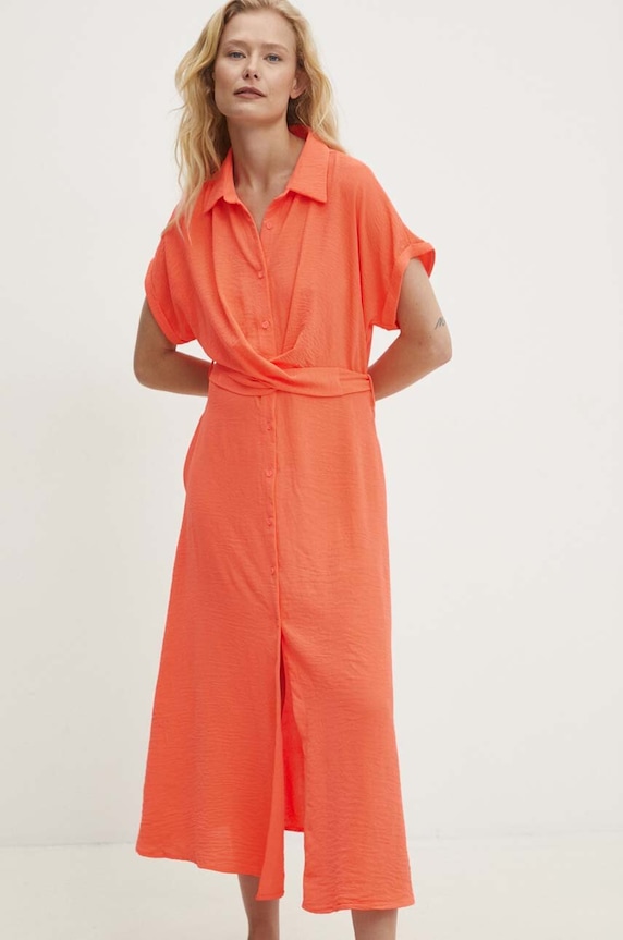 Φόρεμα Answear.LAB casual πορτοκαλί AP2307.hms