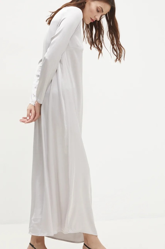 Answear Lab rochie argintiu 83262.ims
