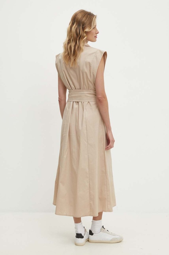 Ρούχα Βαμβακερό φόρεμα Answear.LAB 57237.ims μπεζ