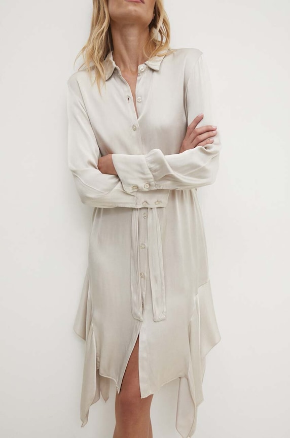 Answear Lab rochie ab2238.ims bej WZ24