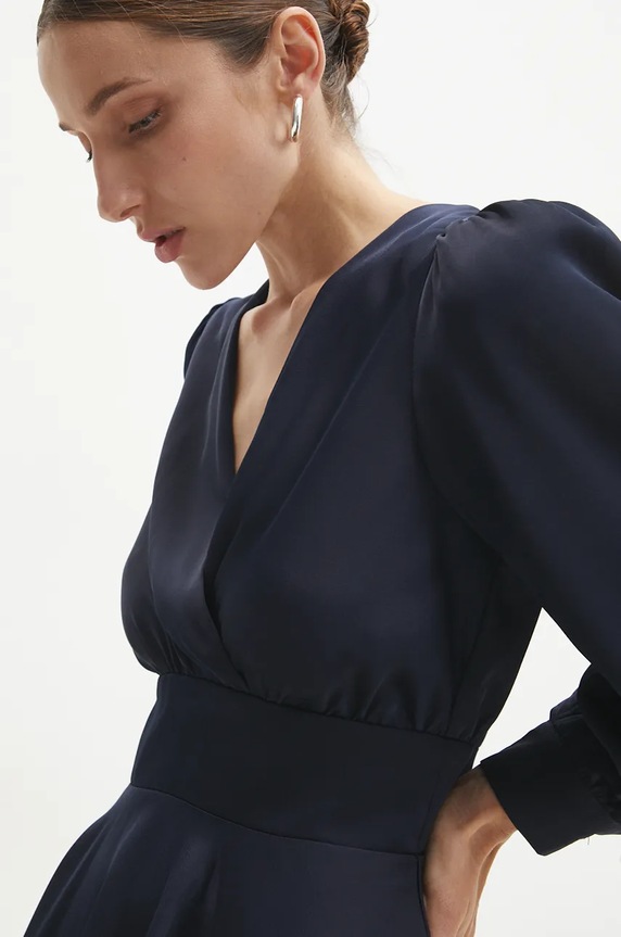 Answear Lab rochie 23337lr.FKK bleumarin