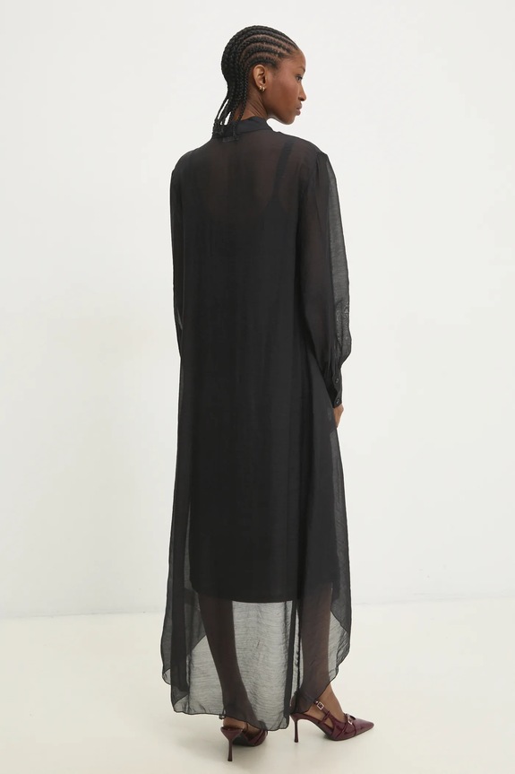 Ruházat Answear.LAB ruha d681240300.ims fekete