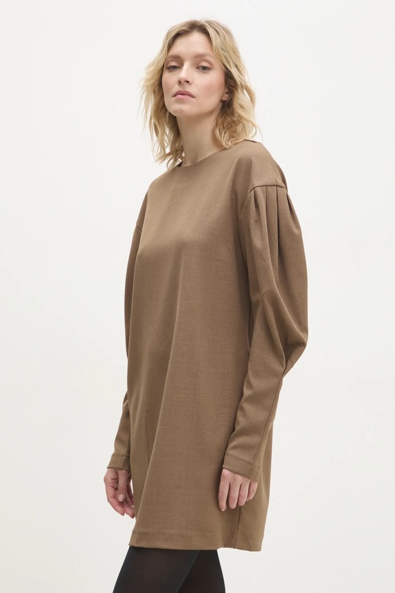 Answear.LAB sukienka casual brązowy b9661.ios