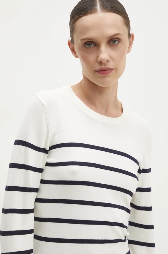 Answear.LAB sweter beżowy LK.248HOLISTB.ums