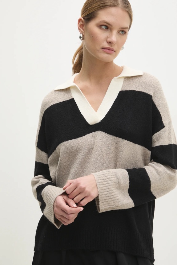 Answear.LAB sweter pozostałe brązowy LK.510DITTO.ums