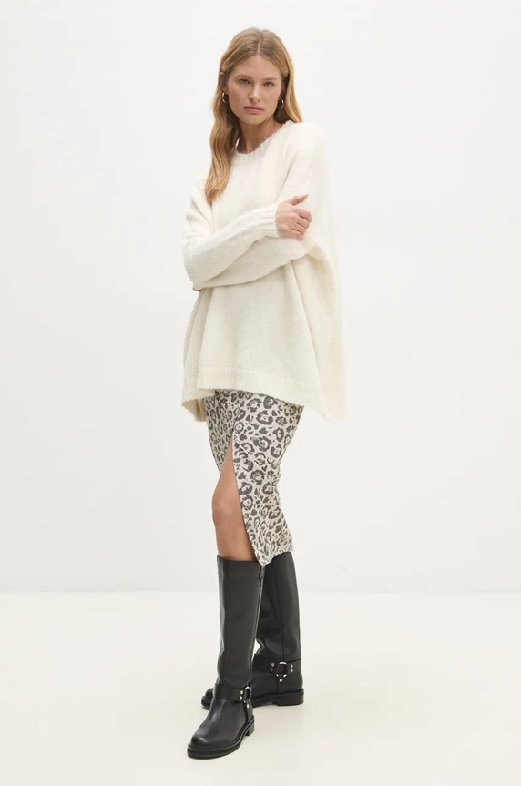 Answear Lab pulover de lana SP4204.ums bej WZ24