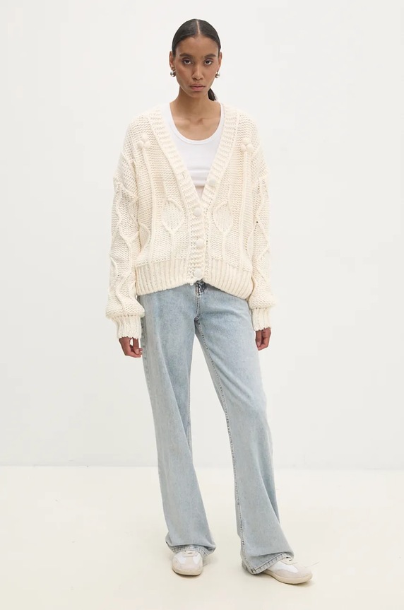 Жилетка Answear.LAB SP4208.UMS бежов WZ24
