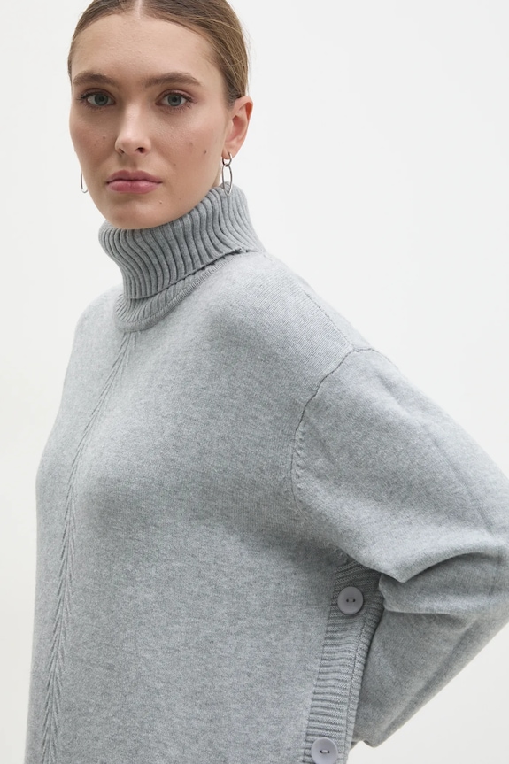 Answear.LAB sweter pozostałe szary NL246510.ums