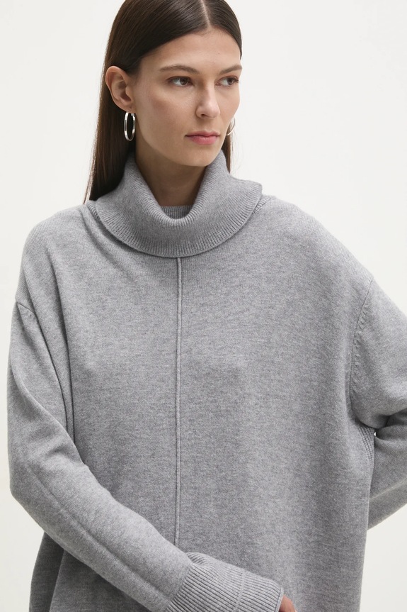 Пуловер Answear.LAB поло сив NL246518.ums