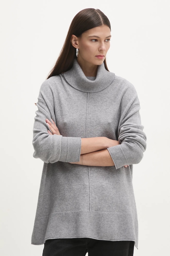 Пуловер Answear.LAB сив NL246518.ums