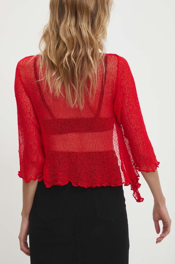 Ruházat Answear.LAB kardigán 1001.ims piros