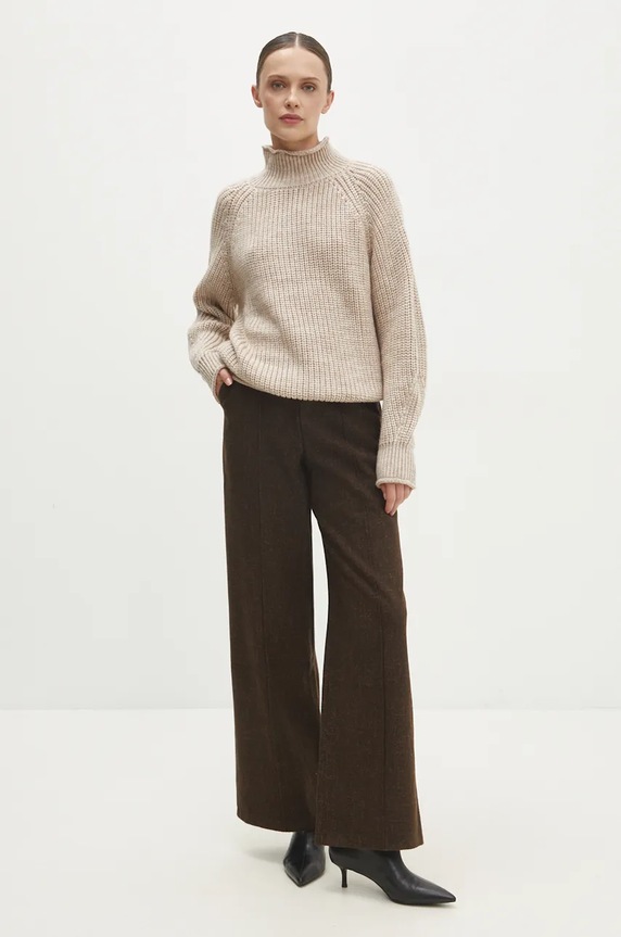 Answear.LAB sweter 21506.tms beżowy WZ24