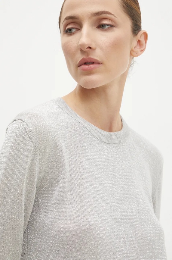 Answear.LAB sweter srebrny tt4159.tos