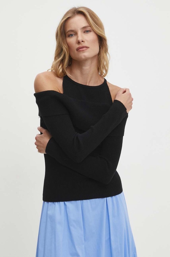 Answear.LAB sweter czarny C6661.hos