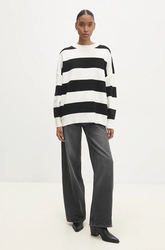 Answear.LAB sweter r.2301.flk czarny WZ24