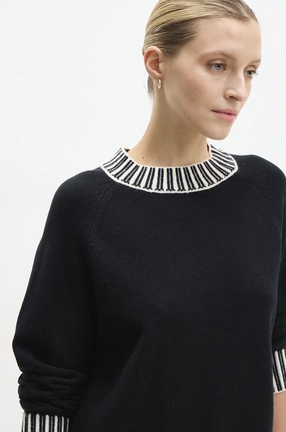 Answear.LAB sweter czarny k21283.ilk