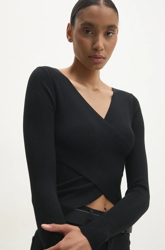 Answear.LAB sweter pozostałe czarny MG59370.hlk