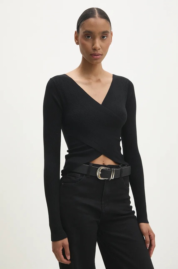 Answear.LAB sweter czarny MG59370.hlk