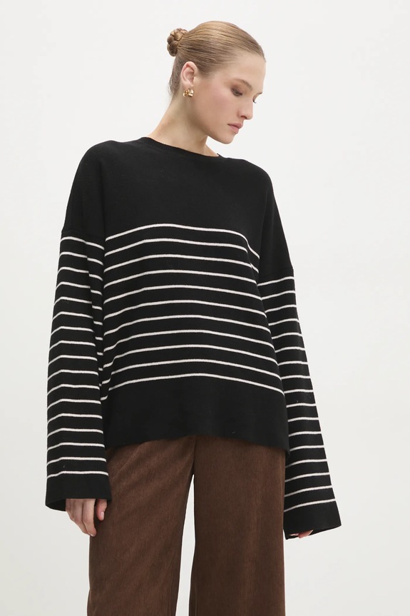Answear.LAB sweter pozostałe czarny 42351.tos