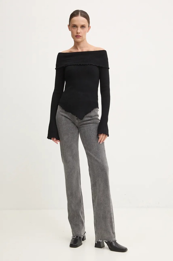 Pulover Answear.LAB mc9128.fos crna WZ24